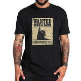 Wanted Dead And Alive Schrodinger Cat T-shirt